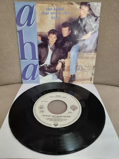 a-ha  – The Blood That Moves The Body  - 1988  Almanya Basım 45’lik  Plak