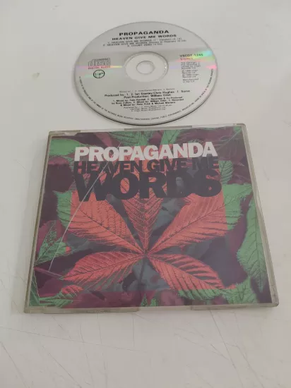 Propaganda – Heaven Give Me Words – 1990  İngiltere  Basım - CD ,Single