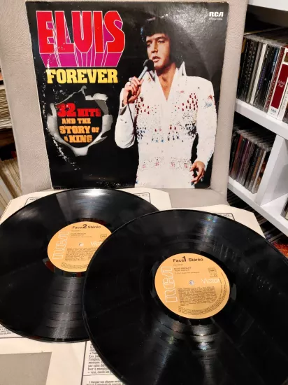 Elvis  – Elvis Forever (32 Hits And The Story Of A King) -  1974 1974 Fransa Basım 2xLP Plak