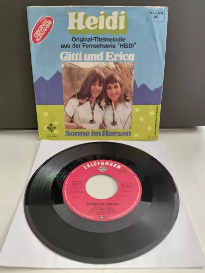 Gitti Und Erica – Heidi & Peter - 1977 Almanya Basım 45 lik Plak