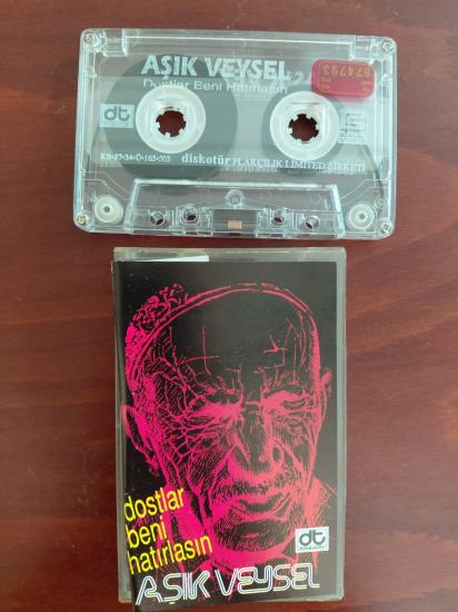 Aşık Veysel – Dostlar Beni Hatırlasın  - 1987 Türkiye Basım Kaset Albüm