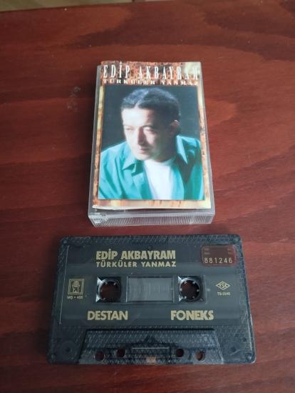 Edip Akbayram ‎– Türküler Yanmaz  - 1999  Almanya Basım  Kaset /Destan Müzik