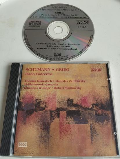 Schumann- Grieg Piano Concertos / Thomas Hlawatsch - Stanislav Zamborsky - Almanya Basım - 2. El CD Albüm
