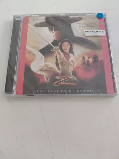 James Horner  – The Legend Of Zorro (Soundtrack - 2005  Avrupa Basım - CD Albüm /Açılmamış Ambalajlı