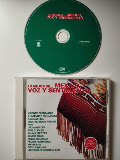 México Voz Y Sentimiento - 1990 Amerika Basım 2. El CD Albüm