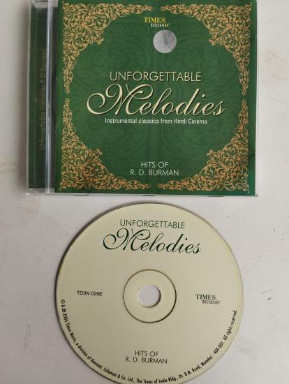Unforgettable Melodies / Instrumental classics from Hindi Cinema / Hits of S.D. Burman-  2005 Hindistan Basım - 2. El CD Albüm