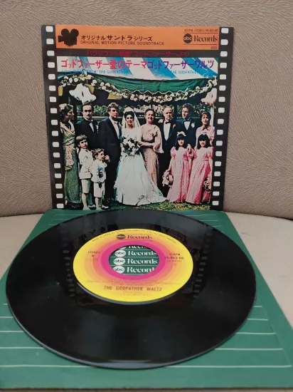 Nino Rota  –  The Godfather ( Soundtrack ) - 1976 Japonya Basım 45’lik Plak