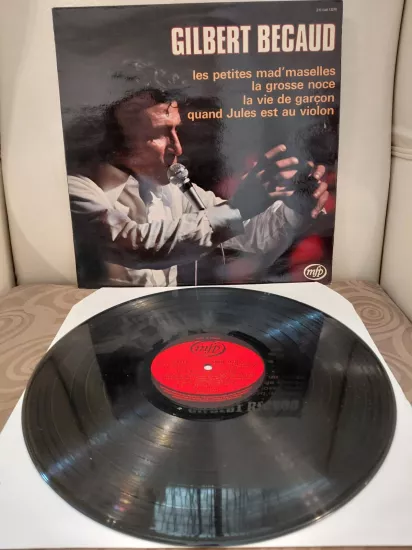 Gilbert Bécaud – Gilbert Becaud - 1976 Fransa Basım LP Plak Albüm