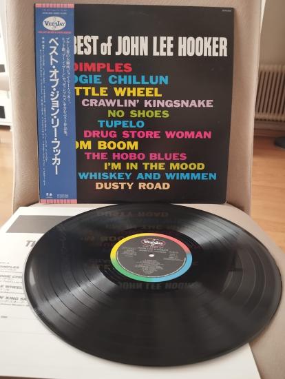 John Lee Hooker – The Best Of John Lee Hooker  - 1987 Japonya  Basım LP Plak -Obi’li
