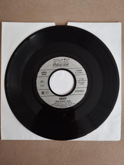 Snap! – The Power  - 1990  Almanya Basım 45 LİK PLAK - 2. EL