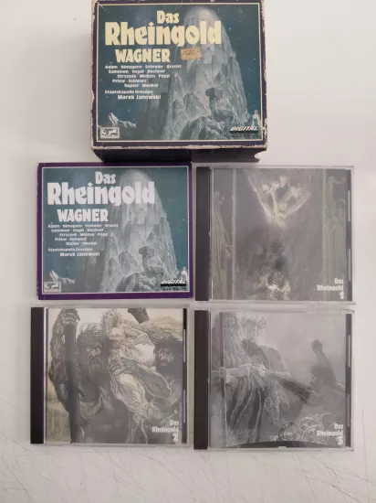 Richard Wagner  - Marek Janowski  – Das Rheingold -  Almanya  Basım - 3xCD Box Set