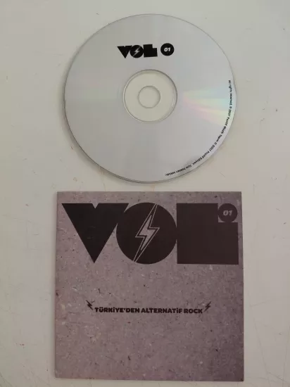 Vol 01 - Türkiye’den Alternatif Rock (Replikas,Ayyuka ,Ars Longa)-  2007 Türkiye Basım  CD  Promo