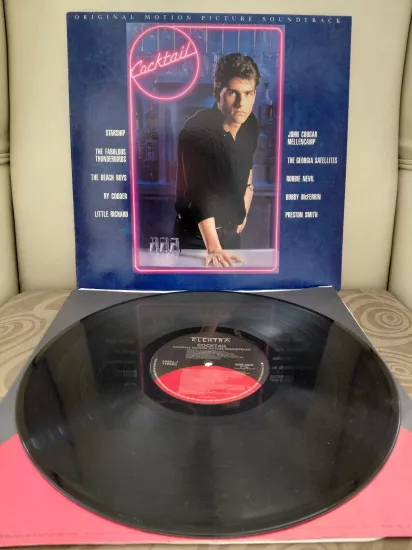 COCKTAIL  (Soundtrack)  ‎- 1988  USA Basım Albüm LP Plak