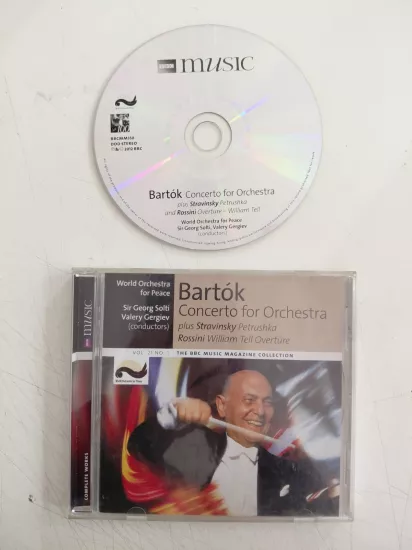Bartok / Concerto for Orchestra – Stravinsky Petrushka / Rossini Wiliam Tell Overture -  2012 İngiltere Basım CD Albüm