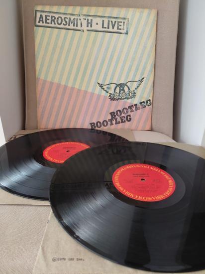 Aerosmith –  Live! Bootleg  - 1978 USA  Basım  Double LP Plak Albüm