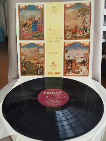 VIVALDI  - I Musici, Felix Ayo  – Le Quattro Stagioni  - 1959  Hollanda Basım Albüm - 33 lük LP Plak