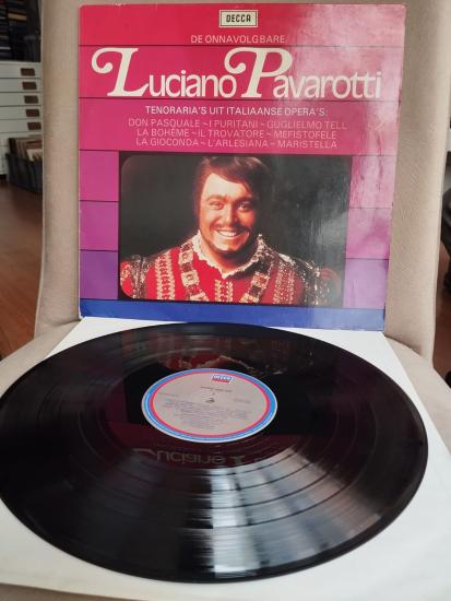 Luciano Pavarotti – De Onnavolgbare Luciano Pavarotti - 1985 Hollanda Basım 33 lük Plak - LP Albüm