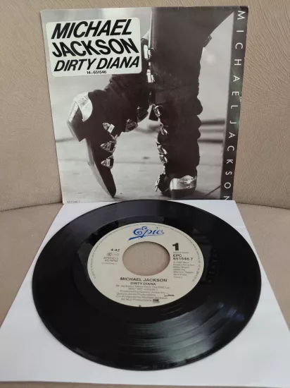 Michael Jackson –  Dirty Diana  - 1988  Hollanda Basım  45lik Plak