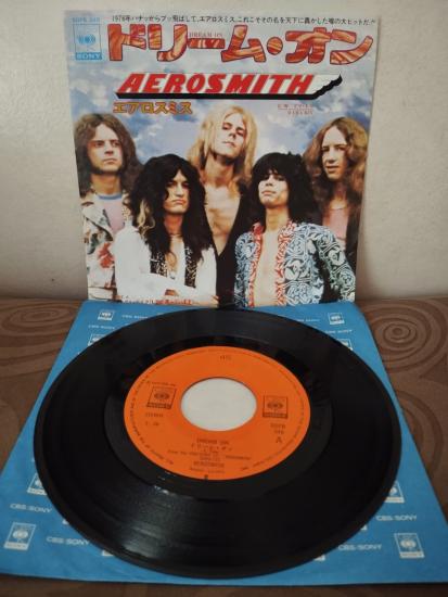 AEROSMITH  -  Dream On / Mama Kin - 1975 Japonya Basım  45’lik Plak