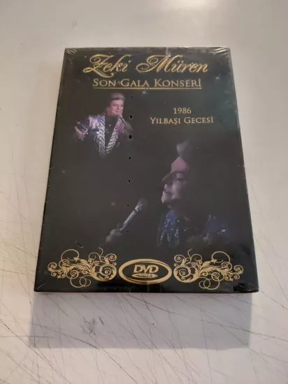 Zeki Müren - Son Gala Konseri 1986 Yılbaşı Gecesi  - Türkiye Basım - DVD, DVD-Video(Açılmamış Ambalajlı)