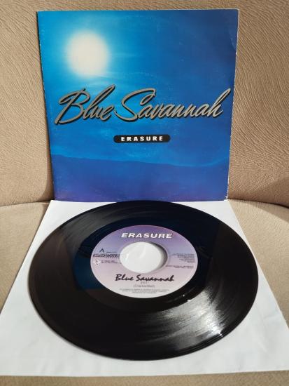 ERASURE - Blue Savannah - 1990 Almanya Basım  45lik Plak