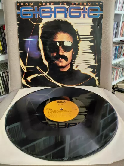 Giorgio Moroder  ‎–  From Here To Eternity - 1977  Türkiye Basım Albüm - LP Plak