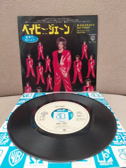 Rod Stewart  – Baby Jane - 1983 Japonya Basım 45lik Plak