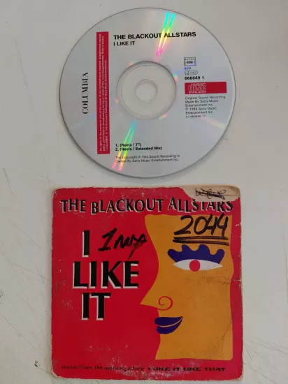 The Blackout Allstars ‎– I Like It  - 1994 Avrupa Basım  CD Single