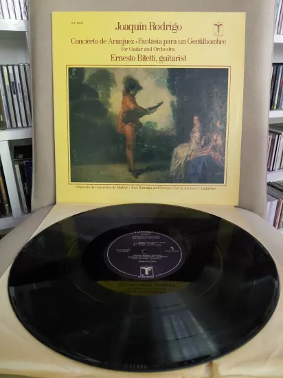 Joaquin Rodrigo: Concierto De Aranjuez - Fantasia Para Un Gentilhombre  - 1980 USA Basım Albüm LP Plak