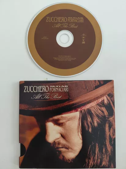 Zucchero Sugar Fornaciari  – All The Best - 2008  Avrupa  Basım - CD Albüm