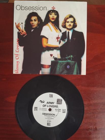 Army Of Lovers – Obsession -  1991 Hollanda Basım 45lik Plak