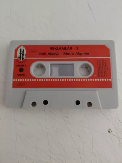 Zeki Alasya, Metin Akpınar – Reklamlar 3 - Almanya Basım  Kaset /Minareci/Kapaksız
