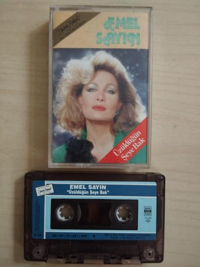 Emel Sayın – Üzüldüğün Şeye Bak - 1990 Türkiye Basım  Kaset Albüm