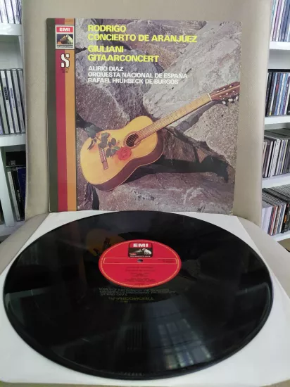 Rodrigo  / Giuliani  – Concierto De Aranjuez / Gitaarconcert - Hollanda Dönem Basım Albüm LP Plak