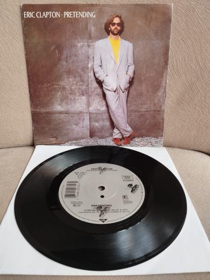 Eric Clapton – Pretending  - 1989 Almanya  Basım 45 LİK PLAK