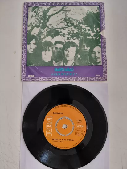 Barrabas  – Woman   - 1973  Türkiye  Basım 45’lik Plak
