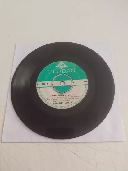 Tennur Solak / Nadir Duygulu - Samsunlu / Ninni -  Türkiye Basım 45’lik Plak /Kapaksız