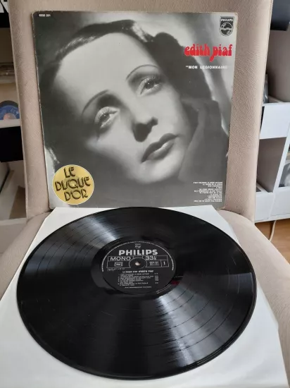 Edith Piaf  – Mon Légionnaire - Fransa Dönem Basım Albüm LP Plak