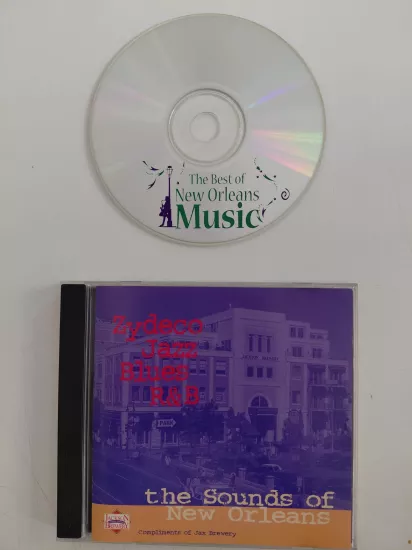 Zydeco Jazz Blues R&B  - The Sounds Of New Orleans - USA  Basım - CD Albüm /Promo