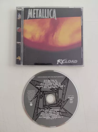 Metallica  –  Reload - 1997  USA  Basım -  CD  Albüm
