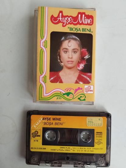 Ayşe Mine – Boşa Beni  - 1989 Türkiye Basım Kaset /Kağıt Baskı
