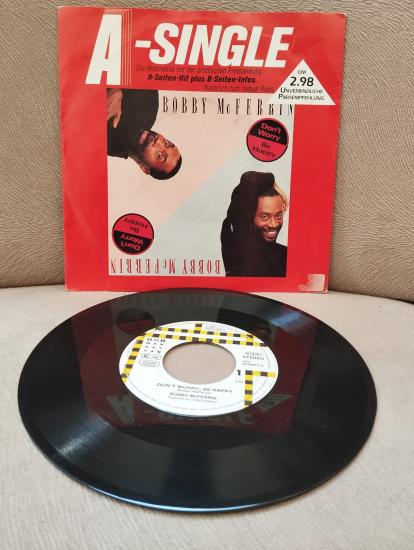 Bobby McFerrin – Don’t Worry - Be Happy!  - 1988 Almanya Basım 45lik Plak