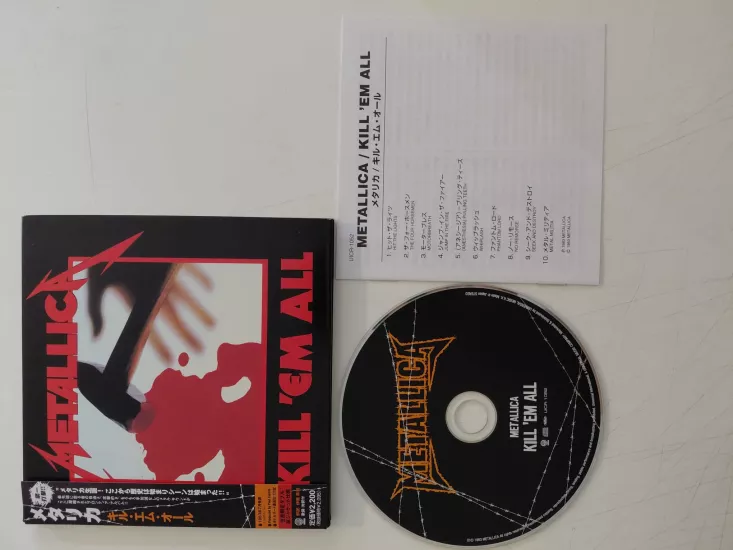 Metallica – Kill ’Em All – 2006 Japonya  Basım - CD Albüm /Obili
