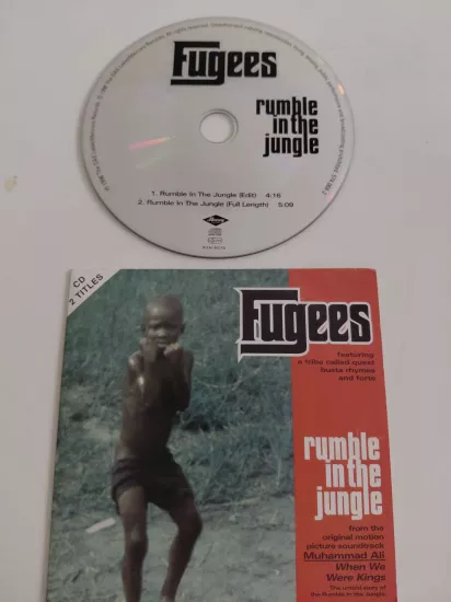 Fugees – Rumble In The Jungle - 1996 Avrupa Basım - CD Single / HipHop