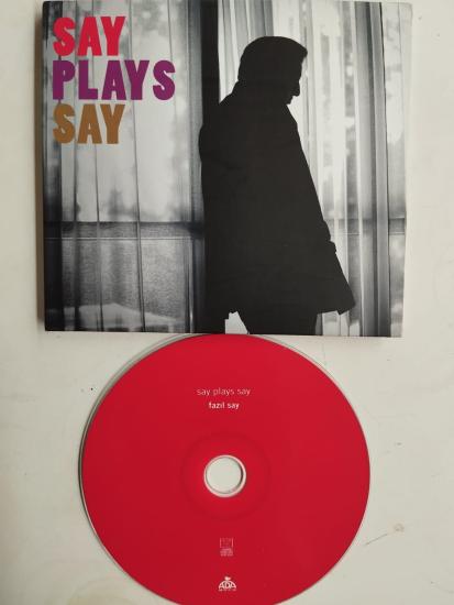 Fazıl Say ‎– Say Plays Say - 2014 Türkiye Basım - 2. El CD Albüm Kitapçıklı