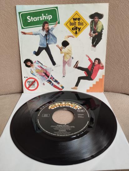 STARSHIP   – We Built This City - 1985 Almanya  Basım 45 LİK PLAK