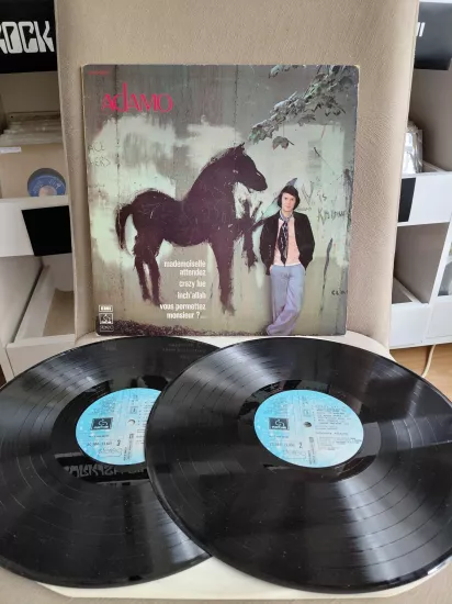 ADAMO - ADAMO - 1975 FRANSA BASIM - 2x LP ALBÜM ( TOMB LA NEIGE - HER YERDE KAR VAR BU ALBÜMDE )