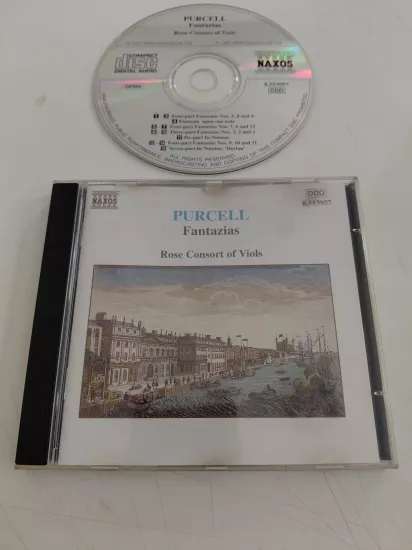 Purcell  - Rose Consort Of Viols – Fantazias – 1997  Avrupa  Basım - CD Albüm
