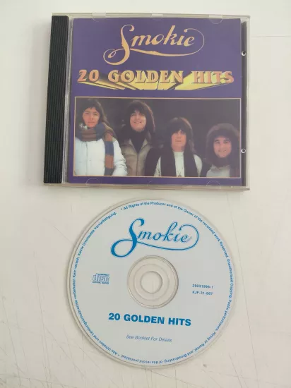 Smokie   ‎– 20 Golden Hits  - 1996 Avrupa  Basım -  CD  Albüm