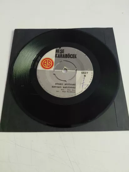 Neşe Karaböcek – Koca Dünya / Atsan Atılmaz Satsan Satılmaz - 1972 Türkiye Basım 45lik Plak